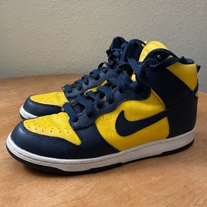 Nike Dunk High QS Michigan 2016